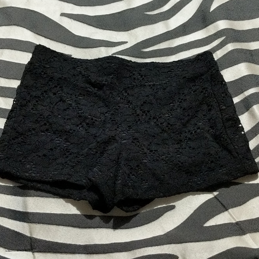 Lace short shorts